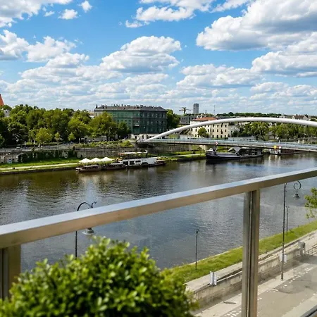 Celna Riverside Prestige 2br Free Parking Apartment Krakau
